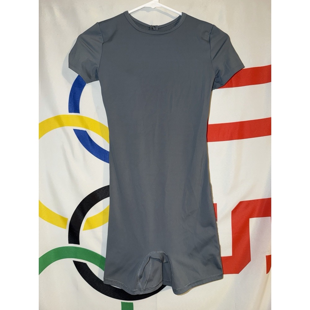 Gilly Hicks One Piece Romper Womens XS Gray Workout Gym Athleisure